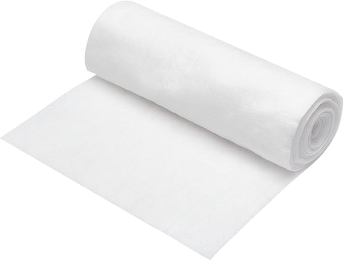 BENECREAT White Vent Filter Media, Electrostatic Air Filter Roll Air Vent Filters Kit for Home, HVAC, AC and Heating, RV's, Mobile Homes, 196x12 Inch
