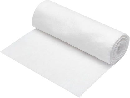 BENECREAT White Vent Filter Media, Electrostatic Air Filter Roll Air Vent Filters Kit for Home, HVAC, AC and Heating, RV's, Mobile Homes, 196x12 Inch