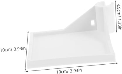 BESPORTBLE 4pcs Corner Shelf for Grow Tents Bracket for Hygrometer Camera Planting Equipment Integrated Storage for Organized Indoor Gardens White Planting Tent Accessory