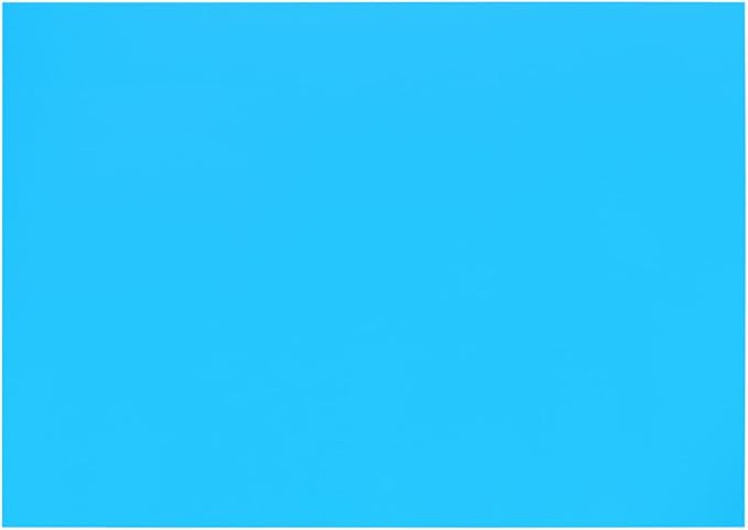 uxcell 4Pcs A4 Gel Light Lighting Filter Overlay Transparent Color Correction Plastic Vinyl PVC Sheets Photography Television Blue,0.2mm