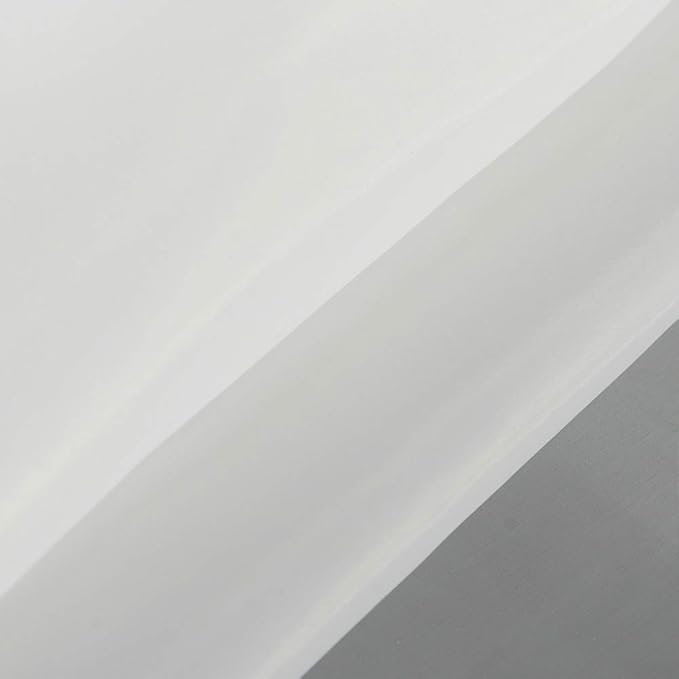 Silk Screen Printing Mesh, 100/110/120/140/160/180/200/250/300Mesh, White Yellow for Screen Printing Machine Equipment Accessories, Filter Painting, Polyester Fabric (110M/43T White)