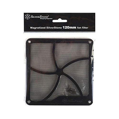 SilverStone FF122 120mm Fan Filter with Magnet, SST-FF122B