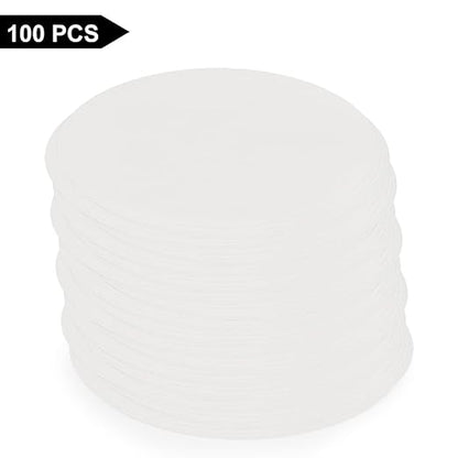 stonylab Quantitative Filter Paper Circles, 3-Box 74 mm Diameter Cellulose Filter Paper with 20 Micron Particle Retention Medium Filtration Speed, Set of 3 x 100 Pcs