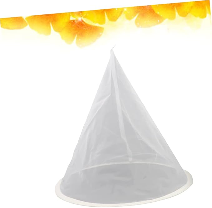 KICHOUSE 2pcs Gauze Filter Net for Honey Fine Mesh Honey Strainer Tool for Home and Kitchen Use Reusable and Easy to Clean and Filtering Waste