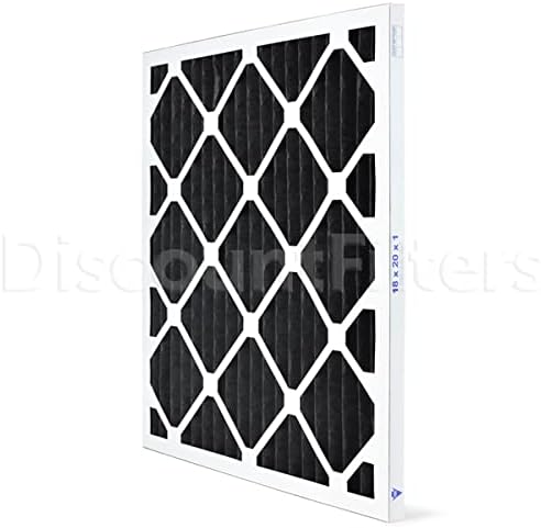 AIRX FILTERS WICKED CLEAN AIR. ODOR 18x20x1 MERV 7 Carbon Pleated Air Filter Great For Homes With Dogs Cats & Pets - Made in the USA - Box of 6