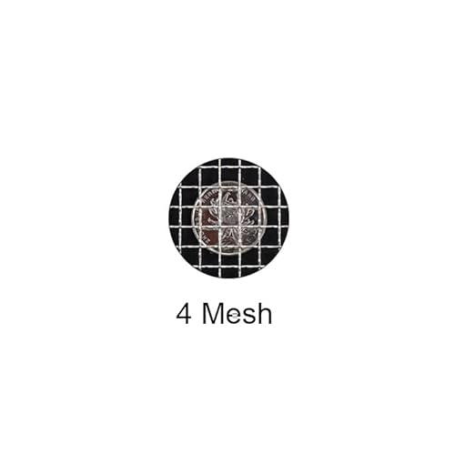1pc Mesh Filtration Wire Screen, 4 Mesh Size 7.5-100cm Weave Wire Mesh Sheet, for Industrial Filters Sheet Filtration Screen(6 * 20 inch)