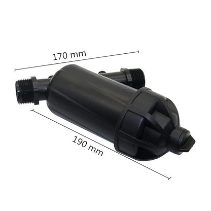Multi-Size Y Strainer 3/4 to 1 - Durable Inline Mesh Filter for Farm Equipment/Garden Hose Water Treatment(1")
