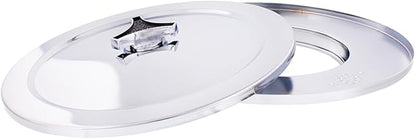 United Pacific S1107 Chrome 10" Air Cleaner Assembly, Low Profile, Die-Cast Chrome Plated Wing Nut, Filter & Breather Hose Nipple Included - ONE Set