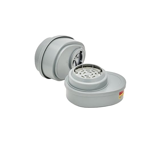 MSA 815364 Advantage Respirator Cartridge - Organic Vapor/Acid Gas/P100 (GMC: OV, CL, SD, CD, HC, HS), Quantity: 2 per Pack, Chemical & Combination Air-Purifying Respirator Filter