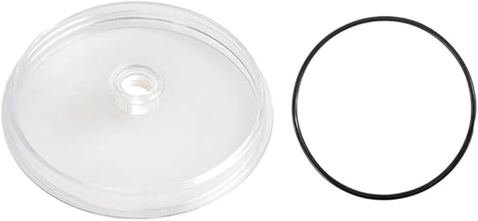 Sand Filter Pump Replacement Part for SF15110 with Gasket, Pool for Leaf Trap Cover Lid Compatible with SF15110 Model, Transparent Plastic Upgrade for Installation and Leak-Proof Seal