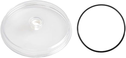 Sand Filter Pump Replacement Part for SF15110 with Gasket, Pool for Leaf Trap Cover Lid Compatible with SF15110 Model, Transparent Plastic Upgrade for Installation and Leak-Proof Seal