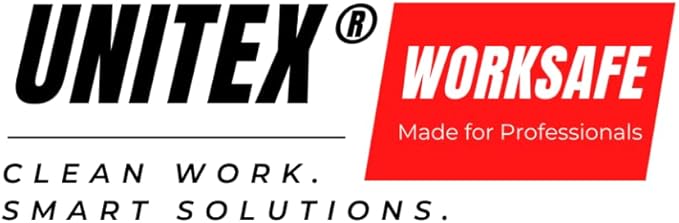 5-Pack UNITEX® WORKSAFE 16-20 Gal Disposable Filter Bags – 2-in-1 System for Construction Vacs with 2-2.5" Inlet – OSHA/H-Class Compliant – Heavy-Duty Fleece for Floor Sanders, Wood Dust & Jobsite