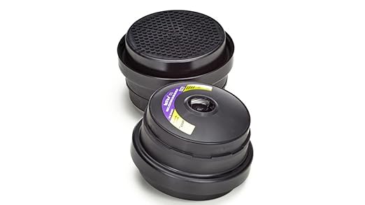 MSA 10080456 OptimAir TL Powered Air-Purifying Respirator Cartridge - OptiFilter: Multigas (AG, AM, FM, HE, OV), Quantity: 6 per Pack, Dusts/Particles/Mists Cartridge