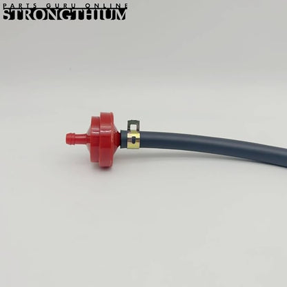 Strongthium Lawn Mower 1/4 Inch ID Inline Gas Fuel Filter 298090S Replacement for Briggs Stratton 298090 394358 1501729MA 4105 7024751YP 951-3013 x3 with Fuel Clamps x6