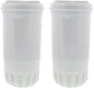 Tier1 Pitcher Water Filter Cartridge, Compatible with Pitchers and Dispensers ZR-001, ZD-010RP, ZD-013D, ZD-013W, ZD-018, ZP-006, ZP-010, ZS-008, ZD-012RP, 2 Pack