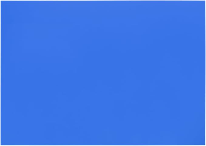 uxcell 4Pcs A4 Gel Light Lighting Filter Overlay Transparent Color Correction Plastic Vinyl PVC Sheets Photography Television Dark Blue,0.2mm