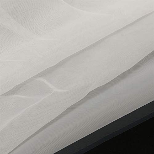 Silk Screen Printing Mesh, 100/110/120/140/160/180/200/250/300Mesh, White Yellow for Screen Printing Machine Equipment Accessories, Filter Painting, Polyester Fabric (110M/43T White)