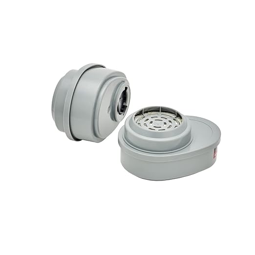MSA 815362 Advantage Respirator Cartridge - Organic Vapor/P100 (GMA: OV), Quantity: 2 per pack, Chemical & Combination Air-Purifying Respirator Attachment, Long-Lasting Respiratory Protection