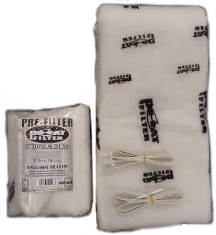 IGSPF124PF, 4" x 12" Pre-Filter, Silver