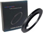 YAMAFOO 46mm to 62mm Step-Up Ring/Step Down Rings Filter Adapter for All Brands UV ND CPL Metal Ring Step-Up Rings Adapter Filter,Black (46-62)