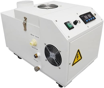 Industrial Ultrasonic Humidifier Cooler Sprayer 6kg/h Portable Continuous Cool Mist Maker Humidifier Commercial with Humidistat and Remote Sensor for Greenhouse Large Room