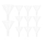Veemoon 20pcs Short Stem Lab Funnels 60mm for Scientific Liquid Filling, Classroom and Laboratory Use, Chemical Filter Funnel Set