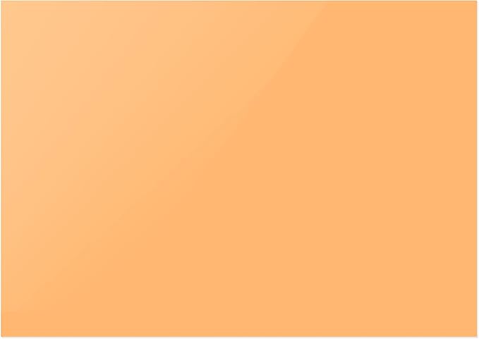 uxcell 4Pcs A4 Gel Light Lighting Filter Overlay Transparent Color Correction Plastic Vinyl PVC Sheets Photography Television Orange,0.3mm