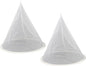 2pcs Fine Gauze Honey Strainer Mesh Filter Net for Home Kitchen Use Reusable and Easy to Clean for Filtering Honey and Waste Water Bar Restaurant