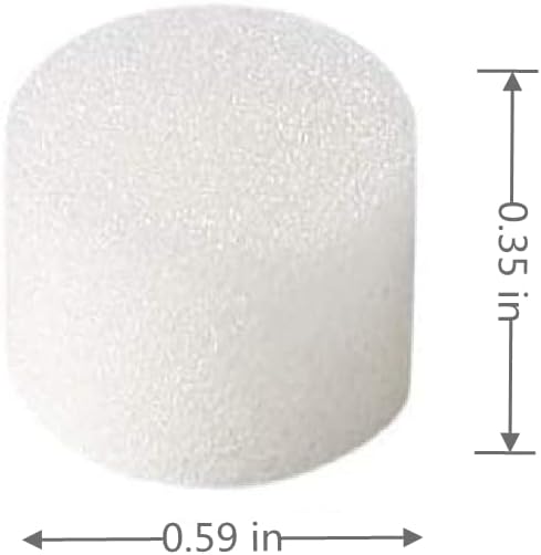15 Pcs Replacement Air Filter Sponge for Compressor, Universal Size