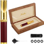 Reusable Washable Cigarette Filter Handcrafted Wood Metal Smoking Cigarette Filter Never Fade Cigarette Holders Reduces Tar Nicotine Birthdays Father Day Gift Wooden Gift Box