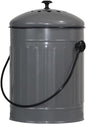 Markson Compost Bin with Airflow Lid and Charcoal Filter 1.5 Gallon Metal Gray