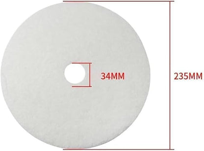 10 Pcs Universal Cloth Dryer Exhaust Filter Portable Replacement Lint Filter Air Intake Paper Filters for Chef Dryer, Dryer Replacement Parts Accessories (White,227 x 33 mm)