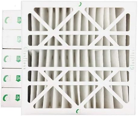 Glasfloss ZL 20x20x4 MERV 13 (FPR 10) 4" Inch Air Filters for AC and Furnace. Case of 6. Actual Size: 19-1/2 x 19-1/2 x 3-3/4