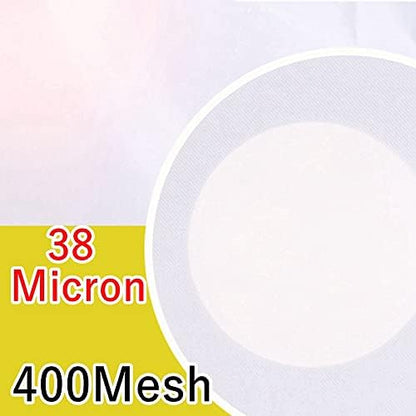 Fine Filter Mesh Nylon Fabric, Recycling Screens for Kitchen Filtration Food Wine 80-500 Mesh(400mesh 38micron,1x10 meter)