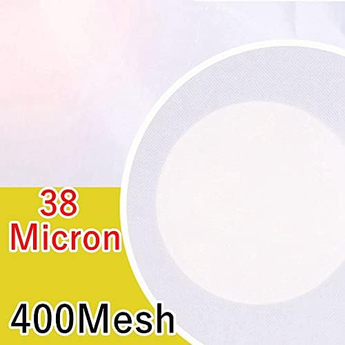 Fine Filter Mesh Nylon Fabric, Recycling Screens for Kitchen Filtration Food Wine 80-500 Mesh(400mesh 38micron,1x5 meter)