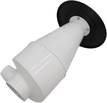 Cyclone Dust Separator Collector 50L Dust Collector Extractor Filter Woodworking for Vacuum,Vacuum Cleaner Collector with 3.94inch Outlet