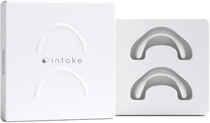 Intake Breathing Extra Intake Bands (Pack of 2), Large (L1), Matte White. (Tabs NOT Included)