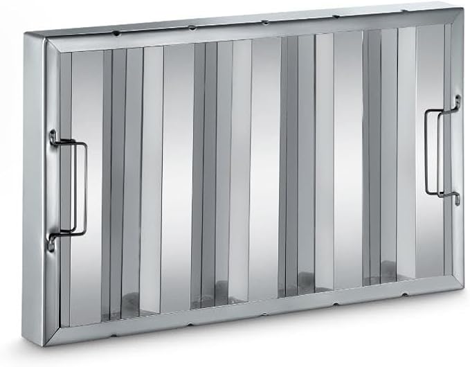 Kratos Commercial Hood Filter 16"(H) x 20"(W) x 2"(T), Stainless Steel (32L-127)