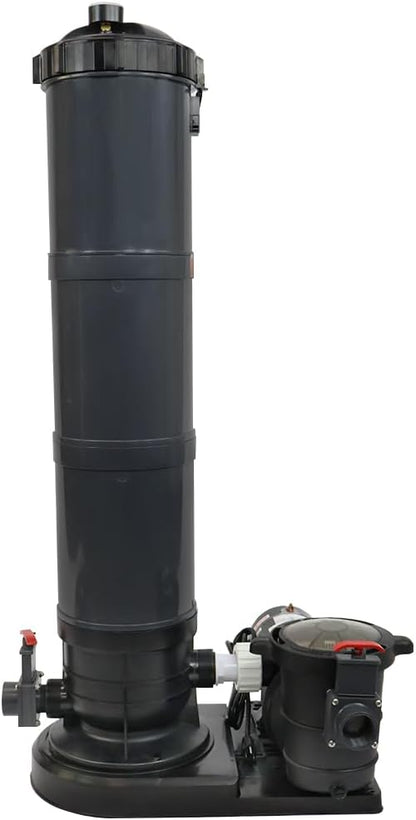 Rx Clear 1.5 HP Radiant PRC120 | Filtration System for Inground Swimming Pools Up to 35,000 Gallons | 1.5 Horsepower Extreme Force Pool Pump | 115 Volt | 1 1/2" Inch Threaded Ports