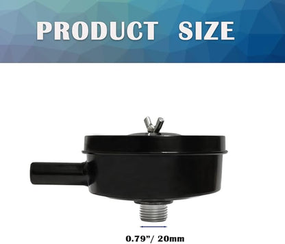 1/2" PT 20mm Thread Air Compressor Silencer Intake Noise Muffler Air Replacement Filter Element Accessories Air Compressor Parts HE014A