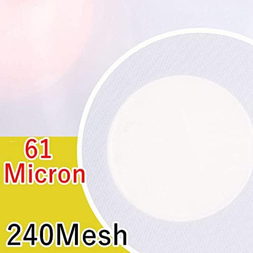 Fine Filter Mesh Nylon Fabric, Recycling Screens for Kitchen Filtration Food Wine 80-500 Mesh(240mesh 61micron,1x5 meter)