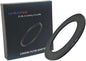 YAMAFOO 55mm to 77mm Step-Up Ring/Step Down Rings Filter Adapter for All Brands UV ND CPL Metal Ring Step-Up Rings Adapter Filter,Black (55-77)