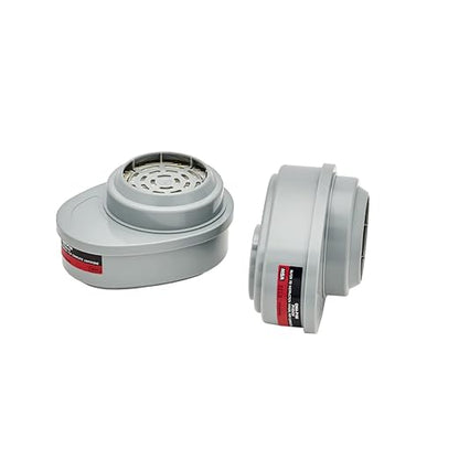 MSA 815362 Advantage Respirator Cartridge - Organic Vapor/P100 (GMA: OV), Quantity: 2 per pack, Chemical & Combination Air-Purifying Respirator Attachment, Long-Lasting Respiratory Protection