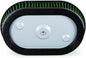 High-Flo Replacement Air Filter Element For Ventilator - Milwaukee-Eight Engine '18-later Softail and '17-later Touring and Trike Models Equipped with 114 Air Cleaner (Green 114 Air Cleaner)