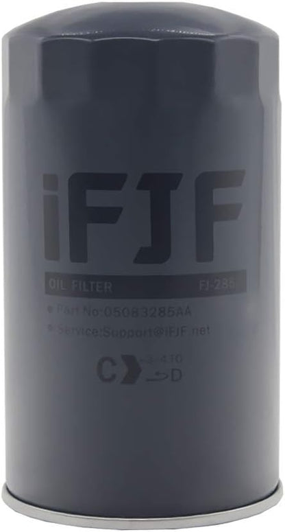 iFJF 5083285AA Oil Filter Replacement for Ram Truck 2500 3500 4500 5500 Diesel Engine 5.9L 1989-2008 6.7L 2007-2024 Replaces 5016547AA 5093092AA