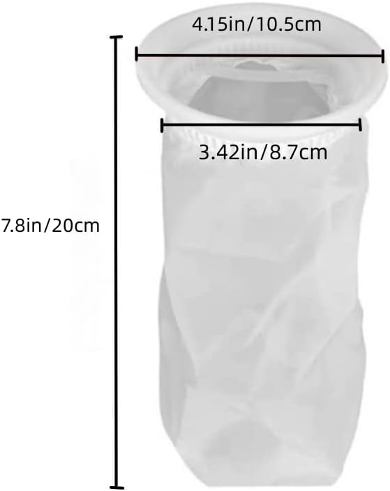 IBC Nylon Lid Filter 2 Pack IBC Lid Nylon Filter Screen Rain Water Filter, for Venting Ton Barrel Plastic Cover Tote Tank Lid Breath Cover