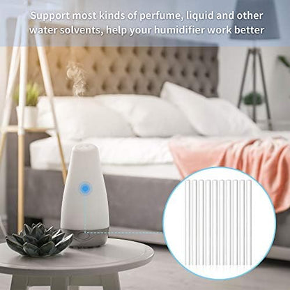 40 Pieces Humidifier Filter Cotton Refill Travel Mini Humidifier Filters Sticks Car Filters Replacement Parts for Portable Personal USB Powered Smart H20 in Office Bedroom(4 Inch)