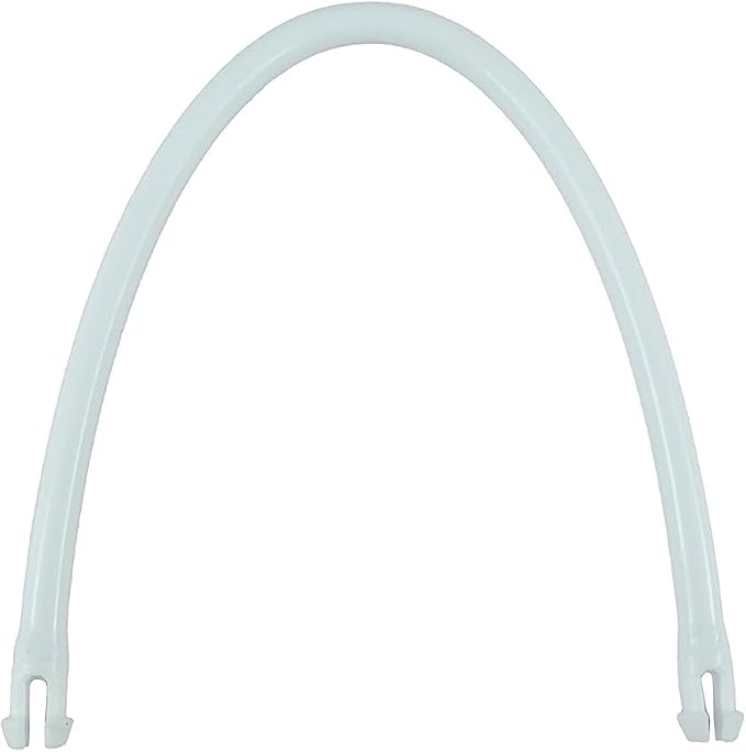 Crystal Quest Hard Replacement Handle for Bath Ball Water Filter - Standard Hang Design - Fits Crystal Quest Bath Balls - White - Durable ABS Plastic for Long-Term Use