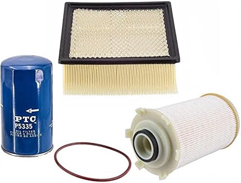 For 07-10 Dodge Ram 2500 6.7L Diesel Water Separator Fuel Filter Oil & Air 3pc