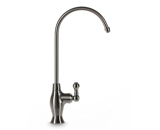 iFilters U300 3 Stage Under Sink Drinking Water Filtration System, Tankless, High Capacity Filters, Designer Faucet